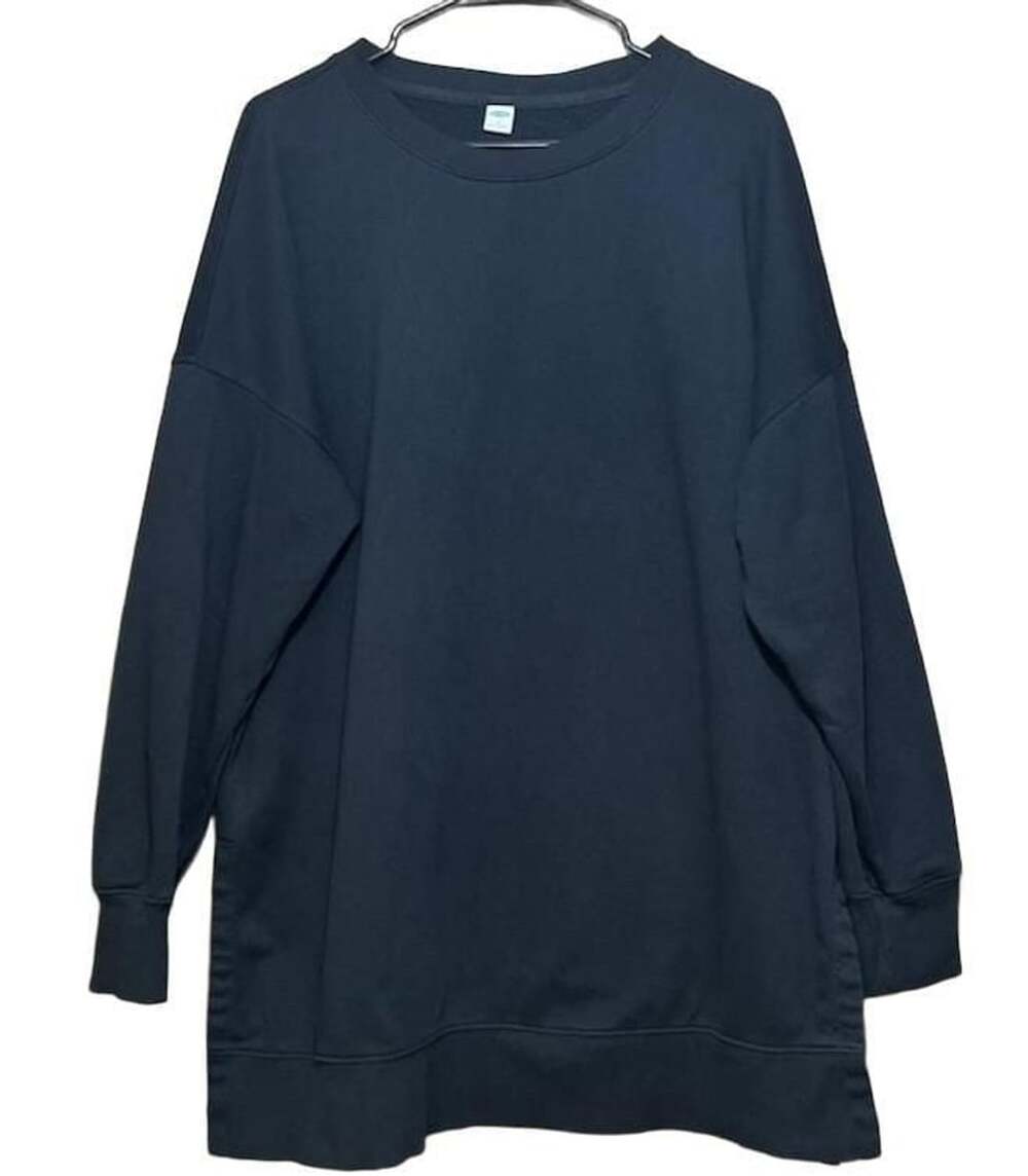 Old Navy Oversized Sweatshirt Size XL Black Pullover Crewneck